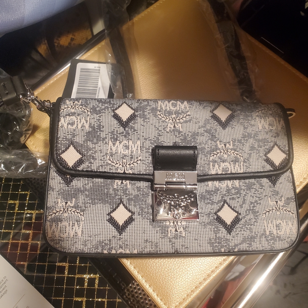Small Jacquard Crossbody Bag MCM